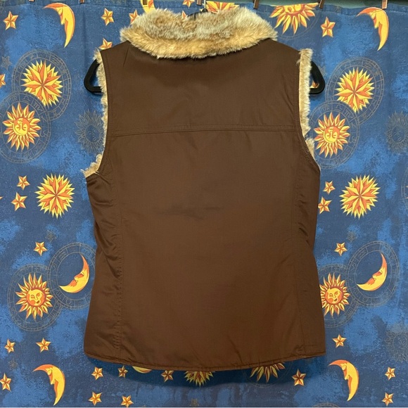 Y2K GAP reversible faux fur vest XS - Picture 8 of 12